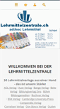 Mobile Screenshot of lehrmittelzentrale.ch