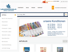 Tablet Screenshot of lehrmittelzentrale.ch